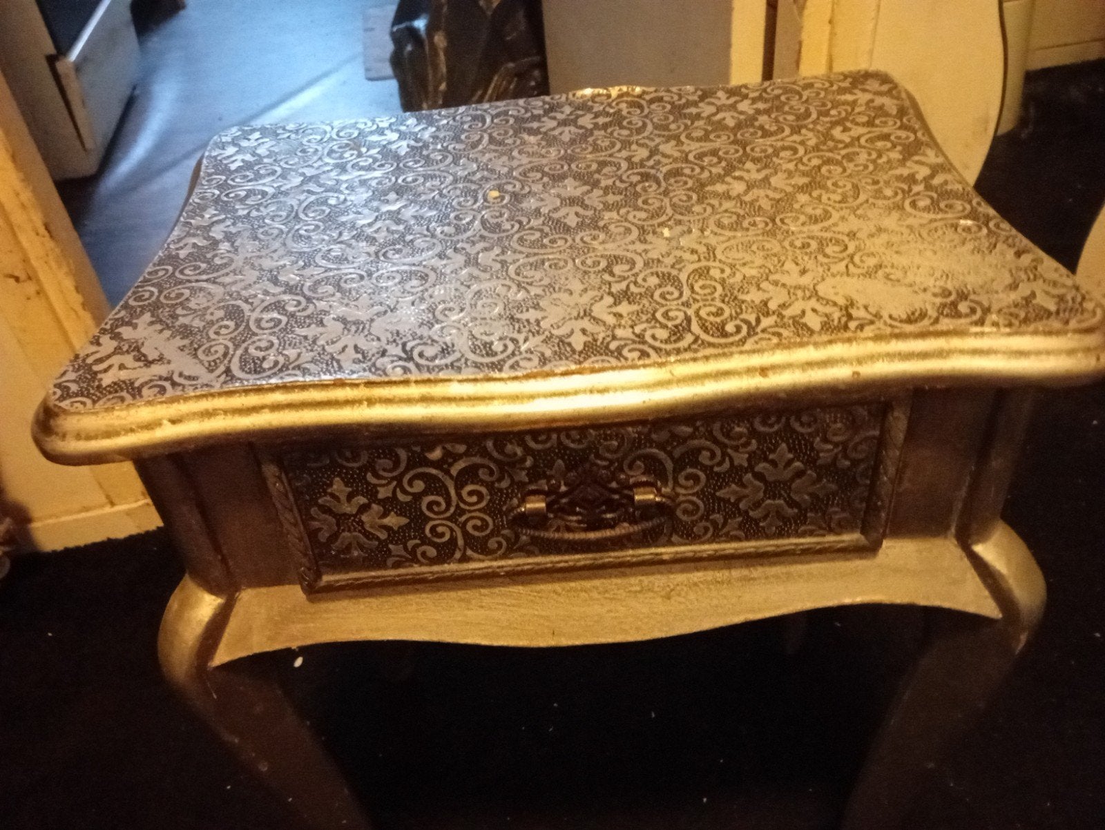 bijzet tafeltje  met lade, Ophalen of Verzenden