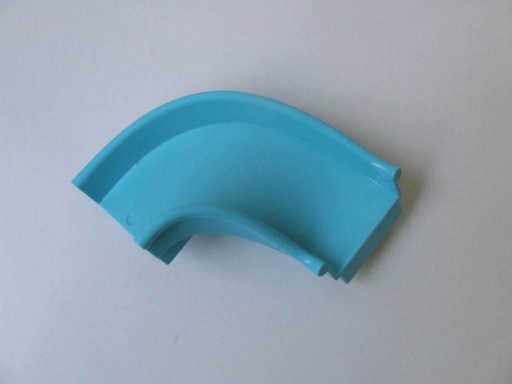 Medium azuur blauwe Duplo glijbaan, gebogen 90 graden, Ophalen of Verzenden, Zo goed als nieuw, Accessoire, Duplo