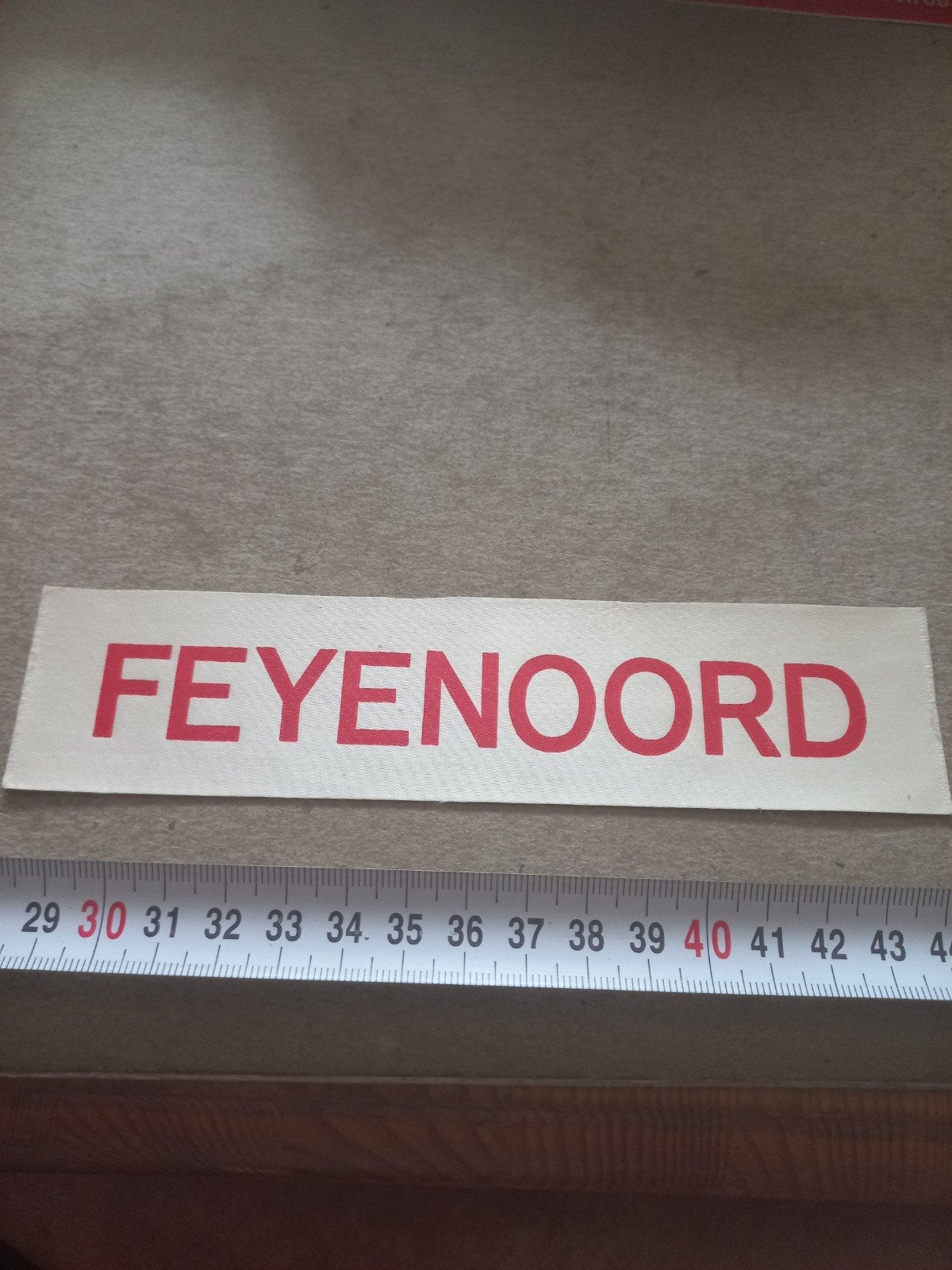 Feyenoord Opstrijklogo - Vintage Voetbal Fan Item, Ophalen of Verzenden