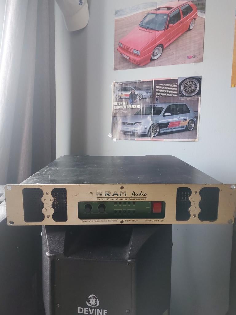 Ram audio bu-1400 versterker, Ophalen of Verzenden, Gebruikt, 120 watt of meer