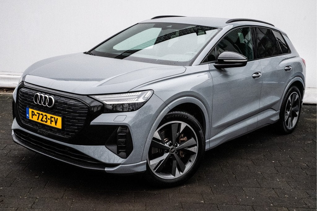 Audi Q4 e-tron 40 Advanced edition 77 kWh SOH 92% Trekhaak/, Auto's, Audi, Automaat, Gebruikt, Met garantie (alle), Origineel Nederlands