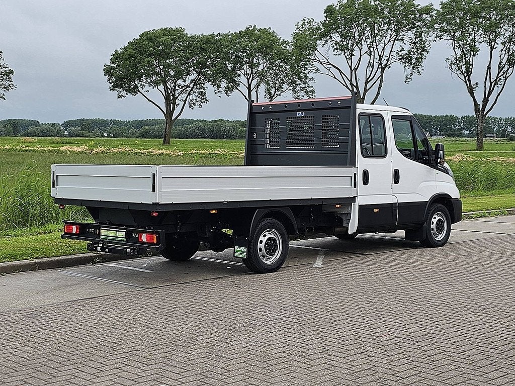 IVECO DAILY 35S16 dub cab open laadbak, Auto's, Automaat, Gebruikt, Euro 6, 156 pk