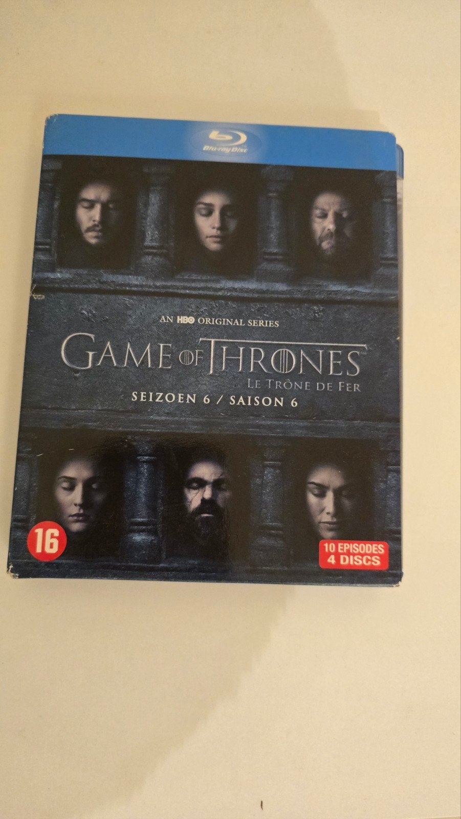 Game of Thrones Seizoen 6 Blu-ray Disc, Ophalen, Avontuur, Engels, Vanaf 16 jaar