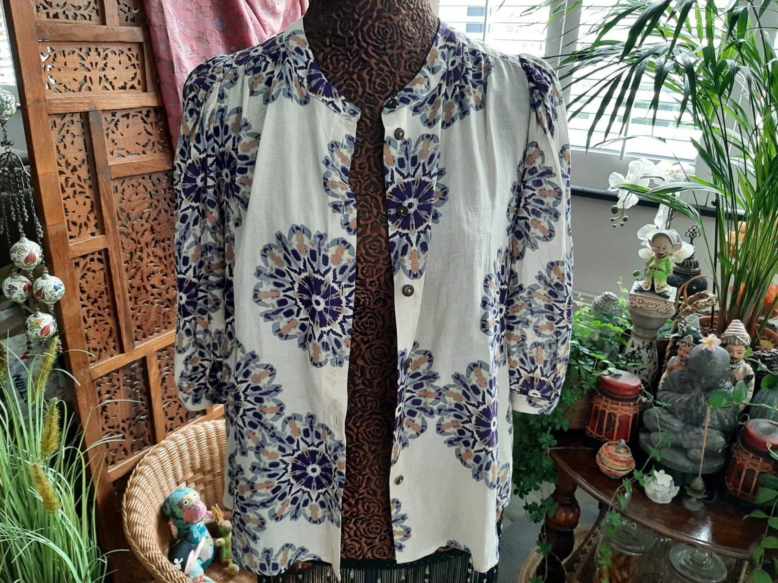 Nieuw!Grace&Mila/Superleuk blousje/mooie kleuren&print S/M, Grace&Mila, Ophalen of Verzenden, Nieuw, Maat 36 (S)