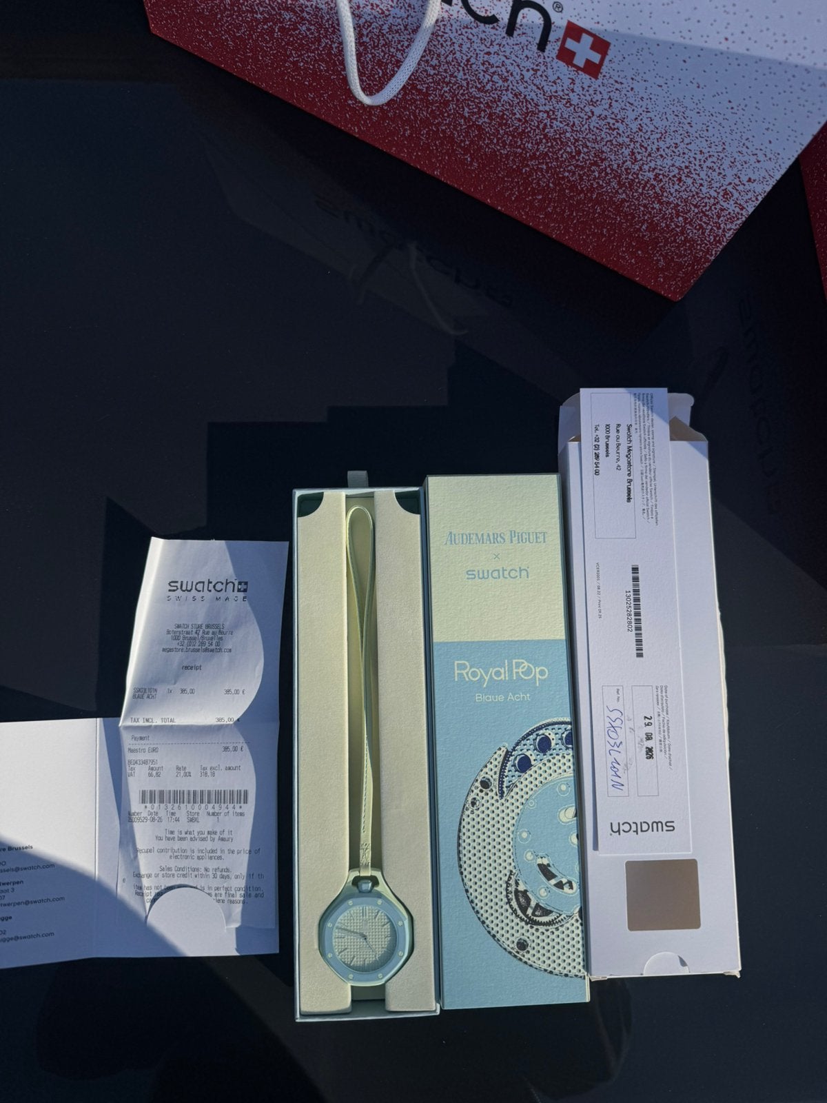 Swatch x Audemars Piguet Royal Pop – Blaue Acht – Nieuw, Ophalen of Verzenden, Nieuw