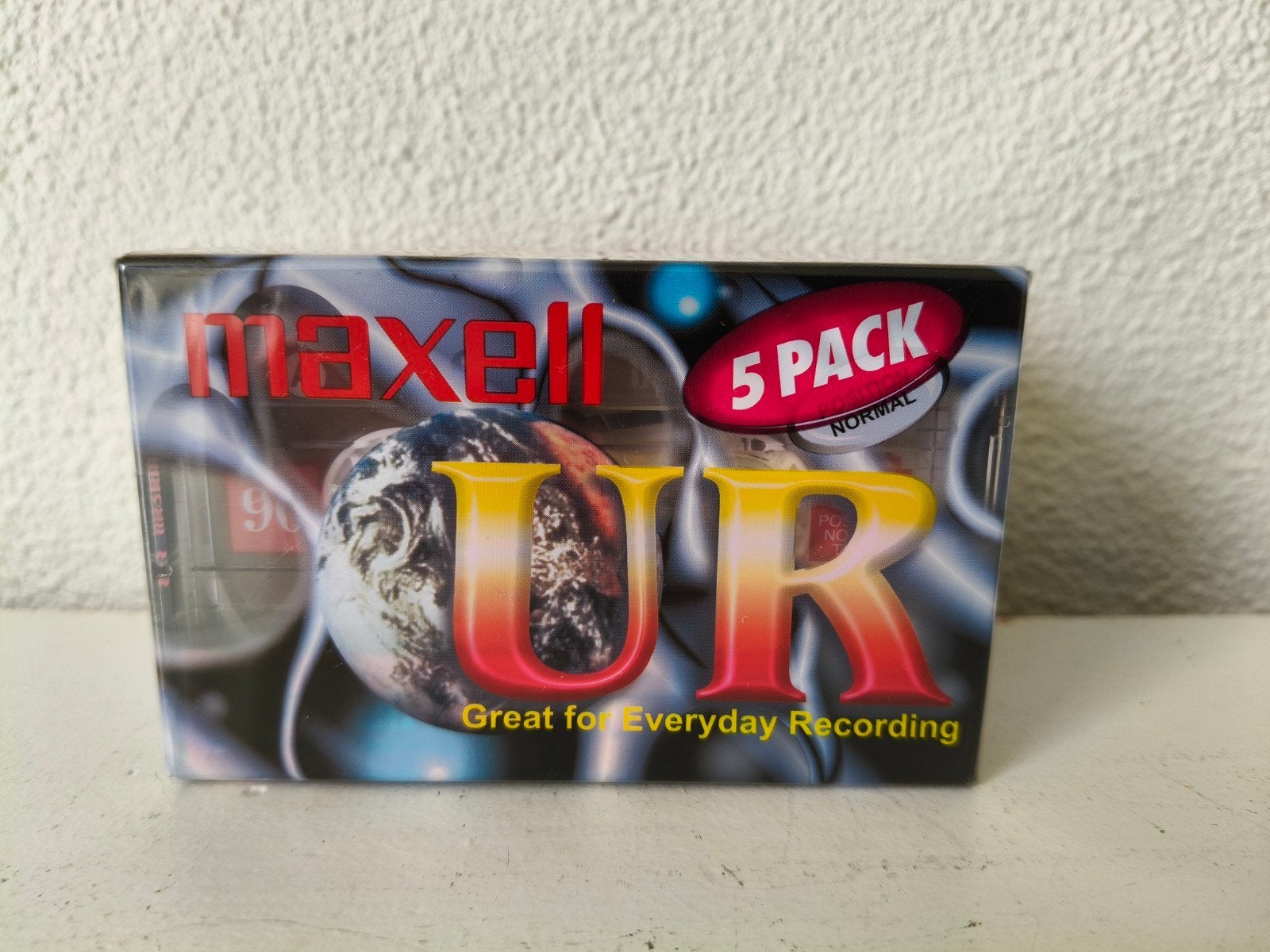 Maxell UR 90 minuten cassettebandjes - 5-pack, nieuw, Cd's en Dvd's, Cassettebandjes, 2 t/m 25 bandjes, Overige genres, Ophalen of Verzenden