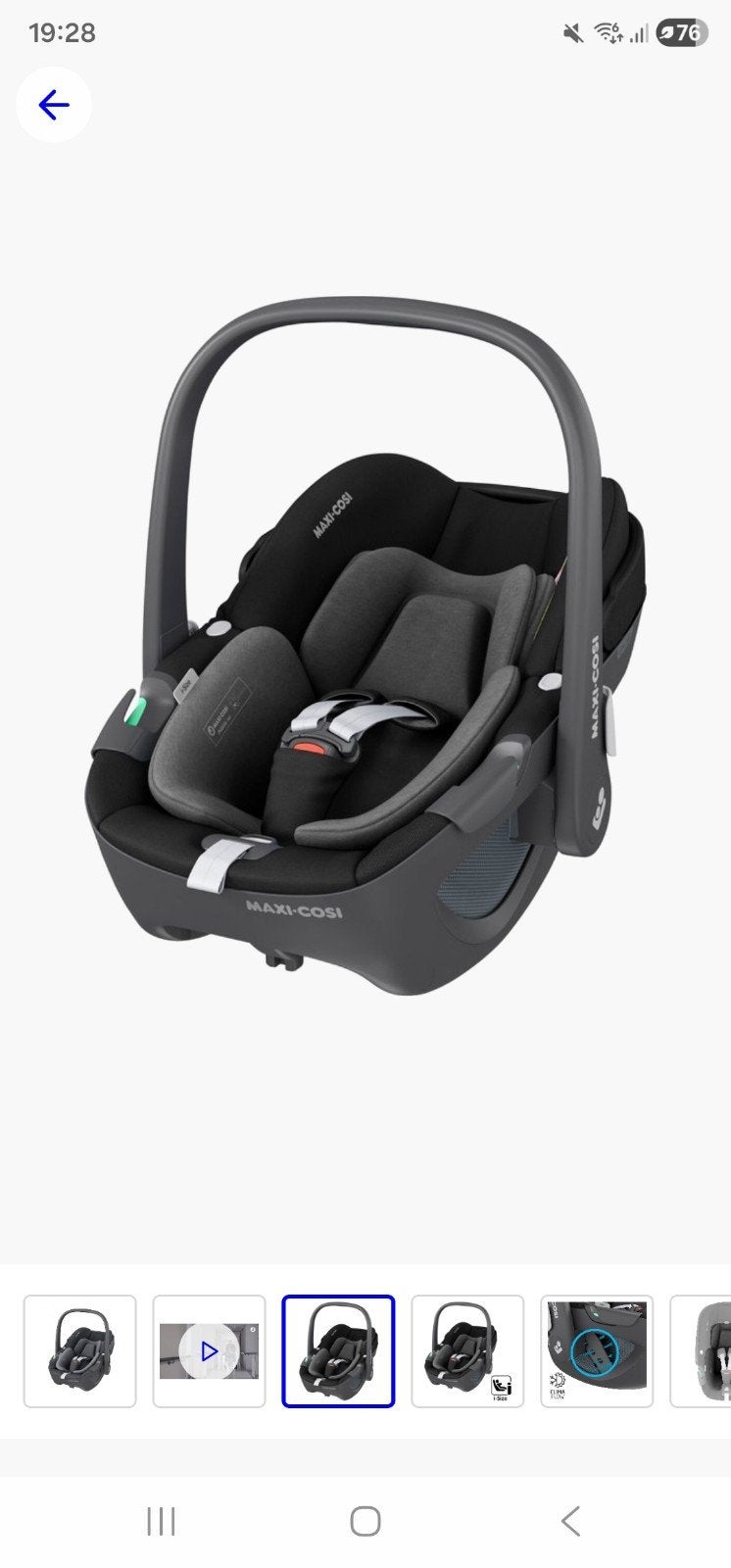 Maxi-Cosi Pebble 360 autostoel, Ophalen of Verzenden, Zo goed als nieuw, Isofix, 0 t/m 13 kg