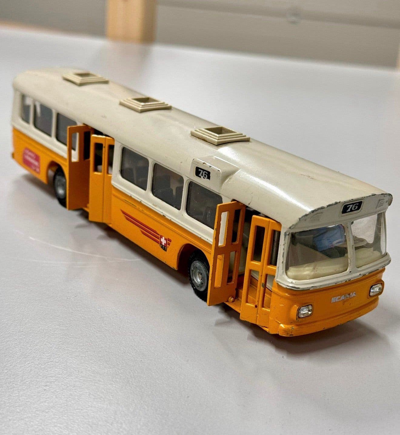 1960 Tekno Denmark Holland 851 Scania CR-76 City Bus 1:43, L, Zo goed als nieuw, Bus of Vrachtwagen, L