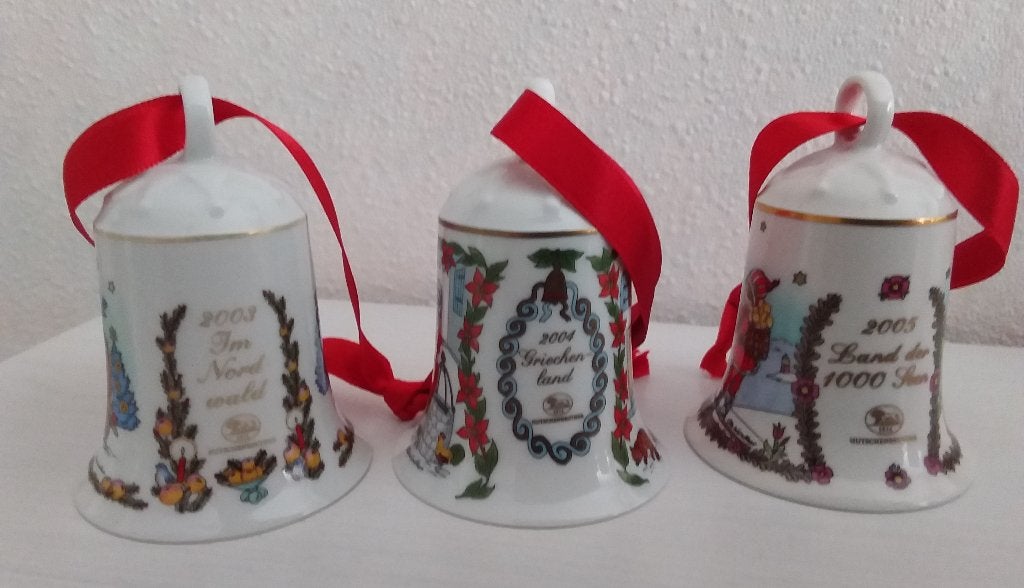 kerstklokjes Hutschenreuther 2003-04-05, Diversen, Ophalen of Verzenden, Zo goed als nieuw