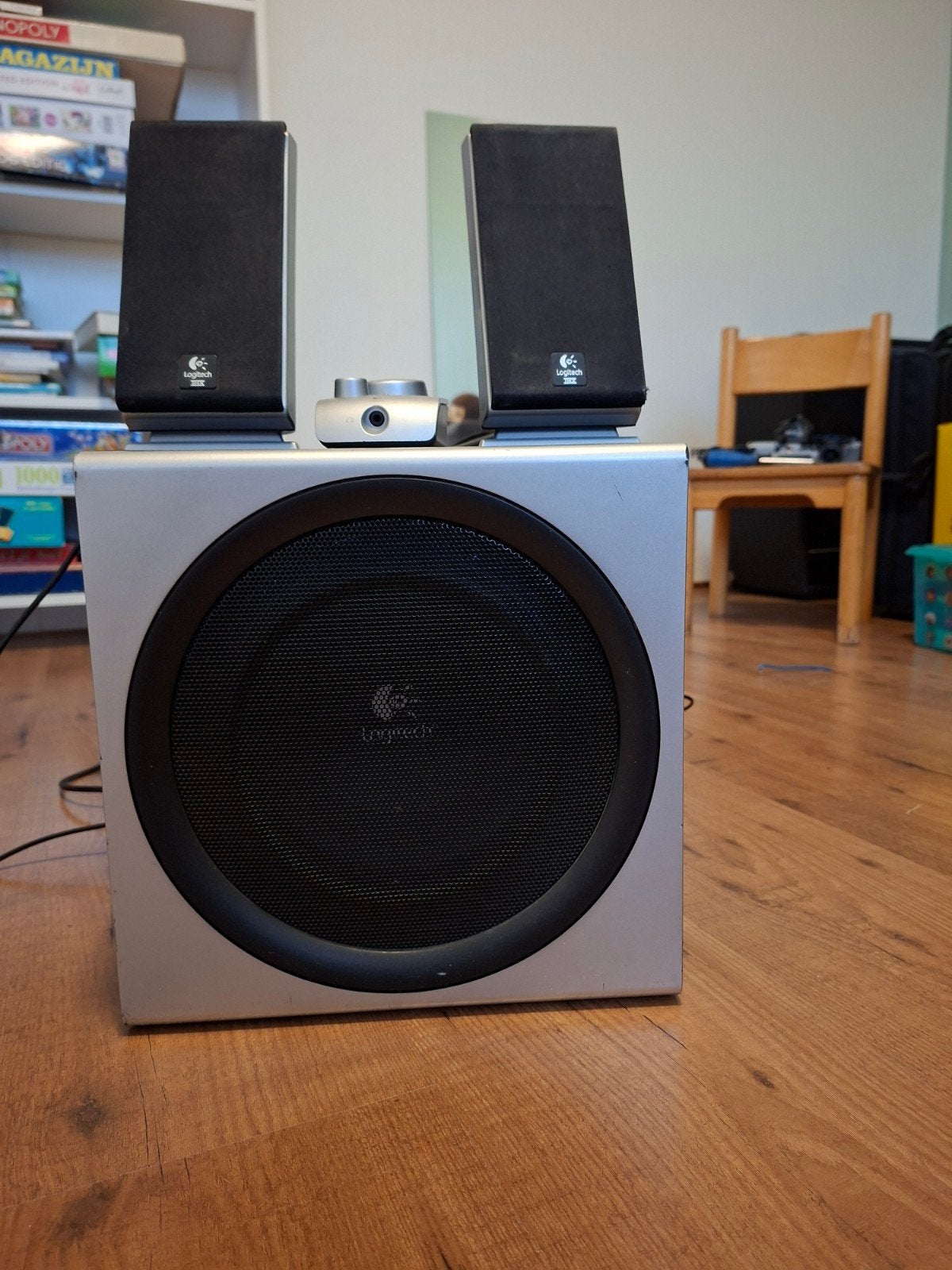2.1 logitech Z-2300 speakerset, Computers en Software, Ophalen, Gebruikt, Audiokanaal 2.1, Logitech