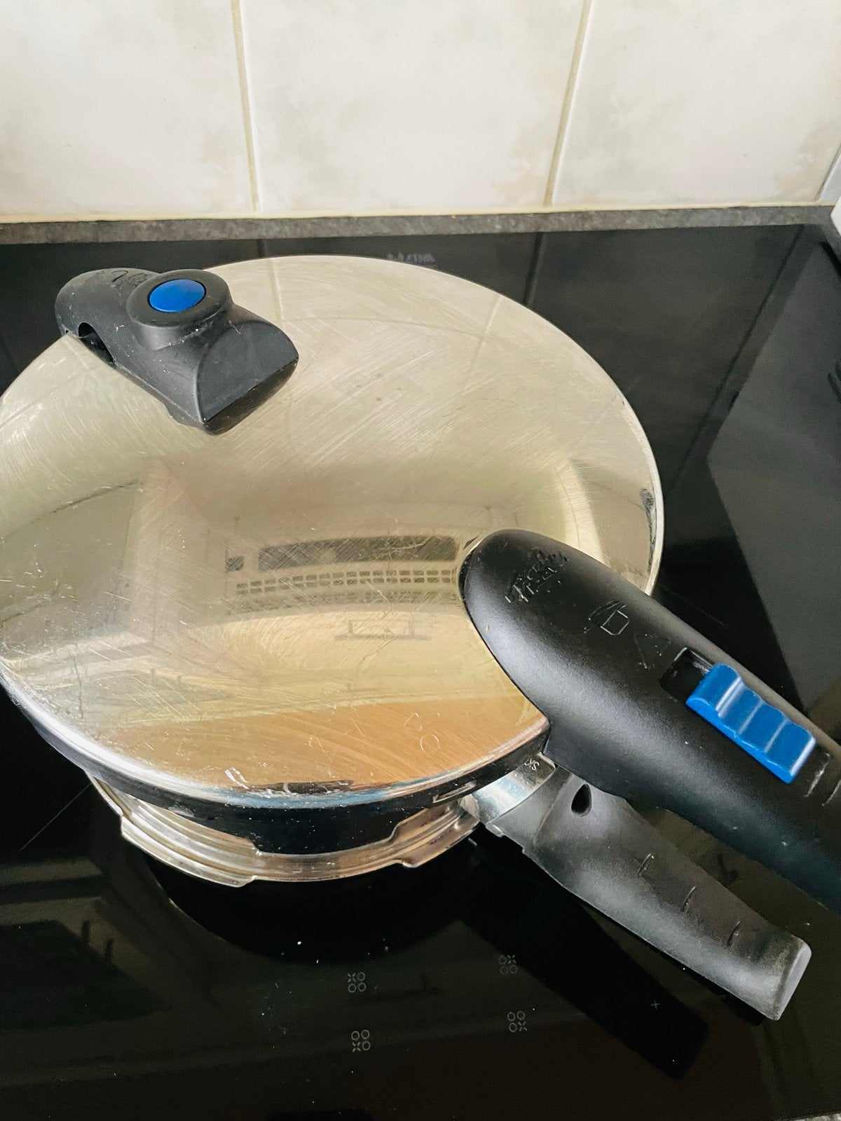 Snelkookpan RVS, Snelkookpan, Gebruikt, Met deksel, Ophalen of Verzenden