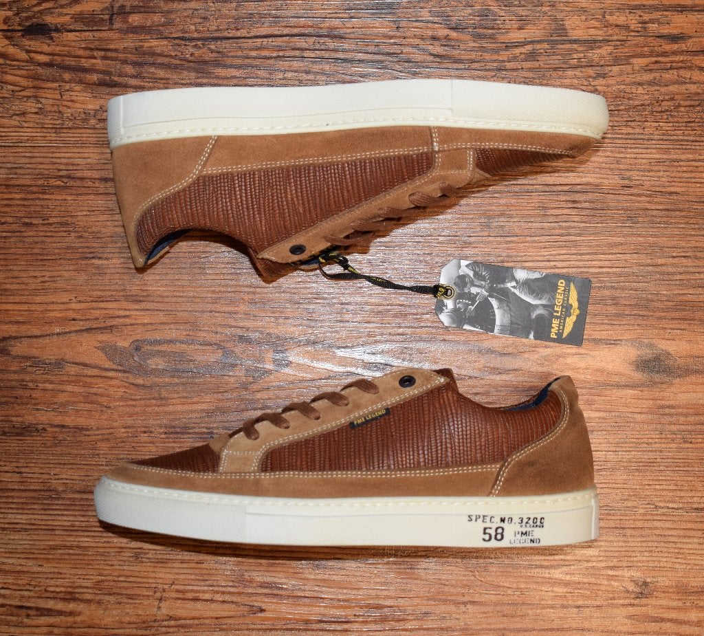 PME Legend - leren sneakers Trim Cognac - maat 42, Bruin, Nieuw, Ophalen of Verzenden, Sneakers of Gympen