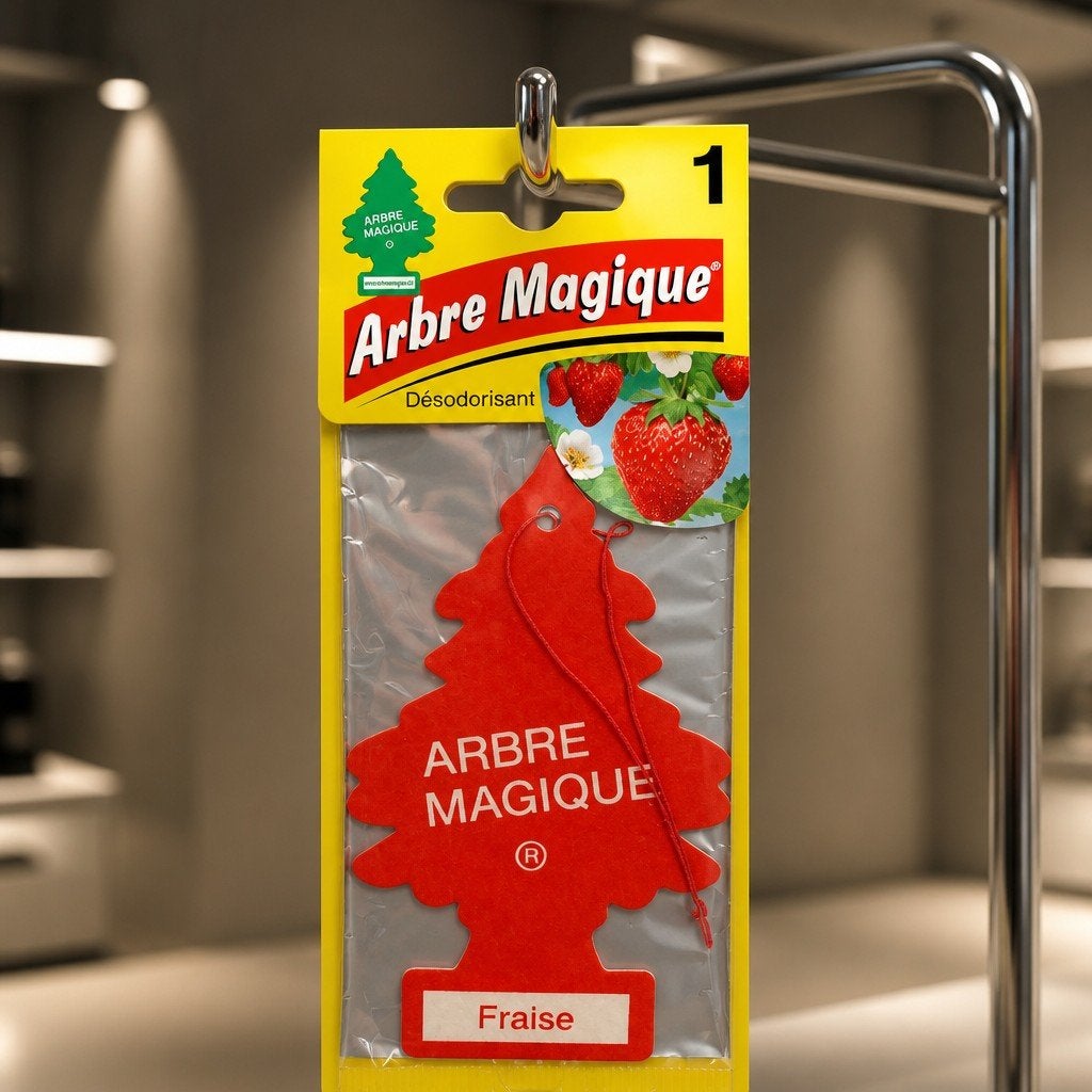 Arbre Magique Aardbei Auto Geurhanger - Frisse Geur, Auto diversen, Ophalen of Verzenden, Nieuw
