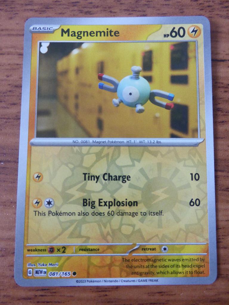 Magnemite 081/165 (Pd5), Ophalen of Verzenden, Zo goed als nieuw, Losse kaart