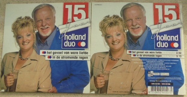 HOLLAND DUO Het gevoel van ware liefde CD-Single, Ophalen of Verzenden, Zo goed als nieuw, Levenslied of Smartlap, Single