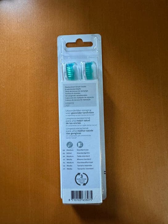 Philips Sonicare C1 ProResults Opzetborstels (2 stuks), Witgoed en Apparatuur, Ophalen of Verzenden, Nieuw, Mondverzorging