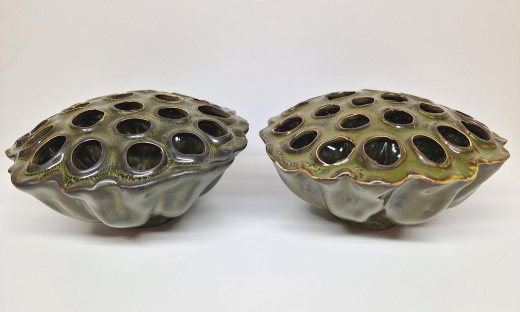 COCOON, keramieken organische / koraal vazen., Aardewerk of Porselein, Nieuw, Ophalen of Verzenden, Minder dan 50 cm