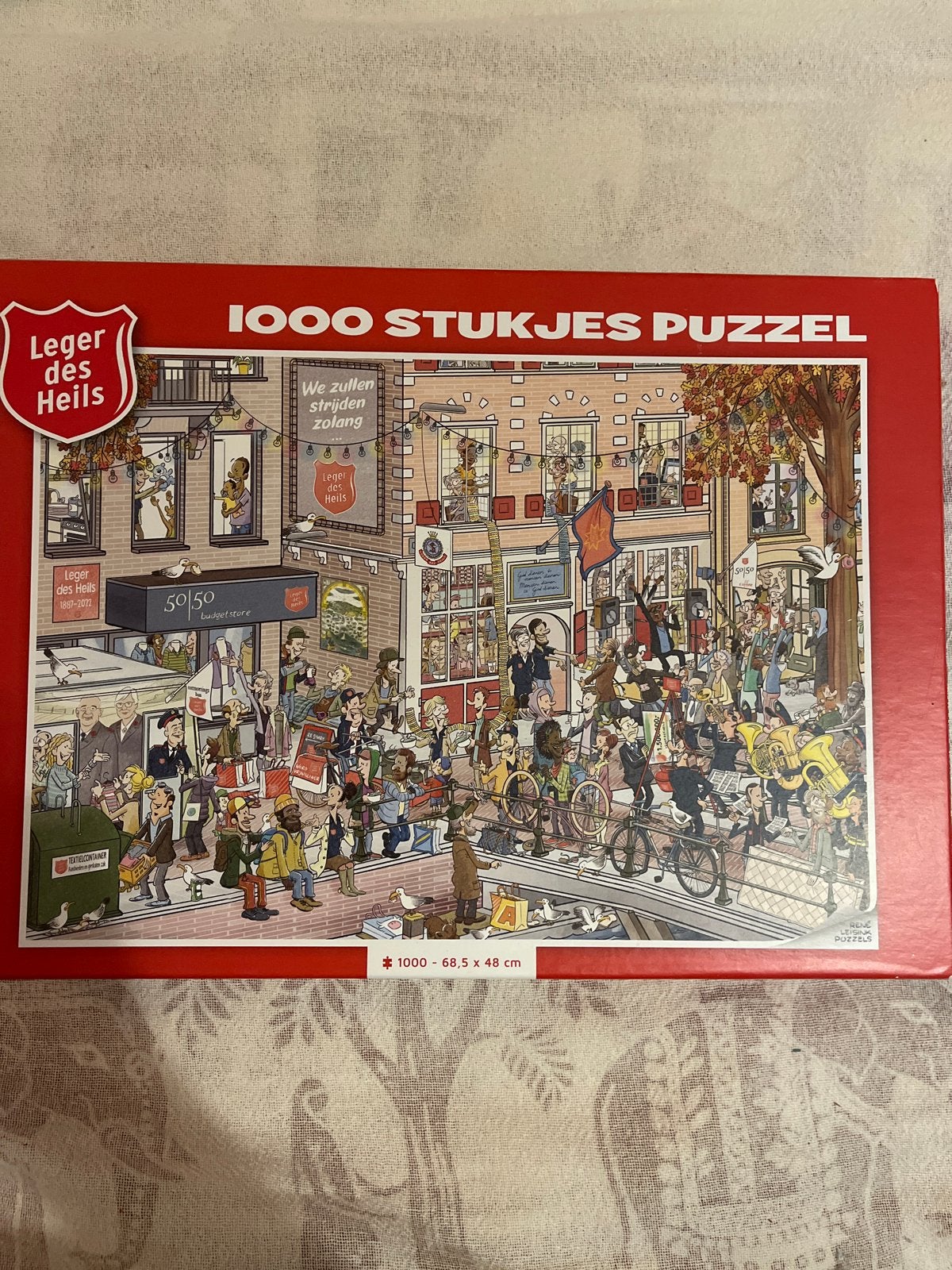 Leger des Heils Puzzel 1000 stukjes (waarschijnlijk NIET com, Ophalen, 500 t/m 1500 stukjes, Gebruikt, Legpuzzel