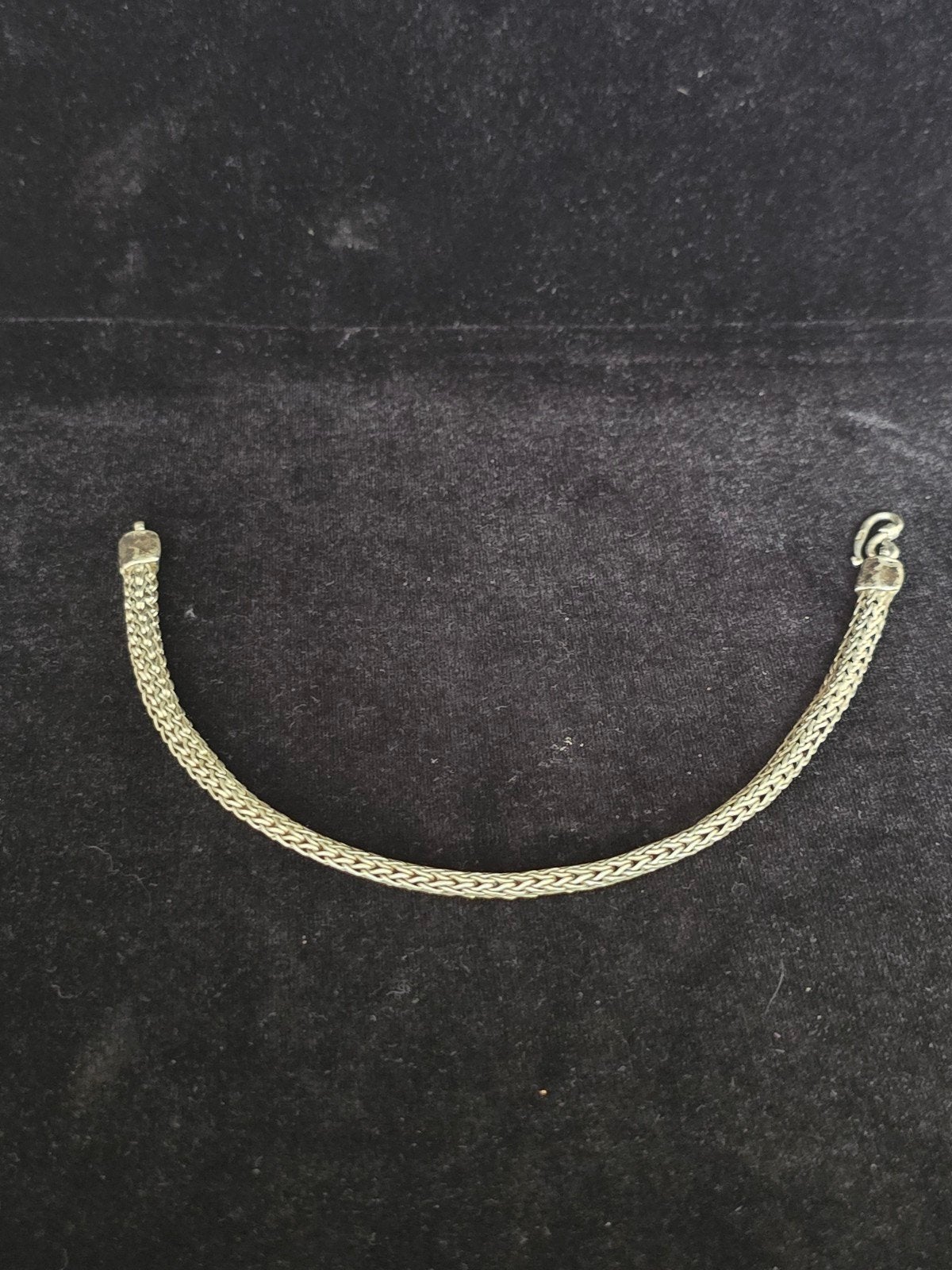 Armband, zilver 925, gevlochten schakel, mooie staat., Sieraden, Tassen en Uiterlijk, Ophalen of Verzenden, Zo goed als nieuw