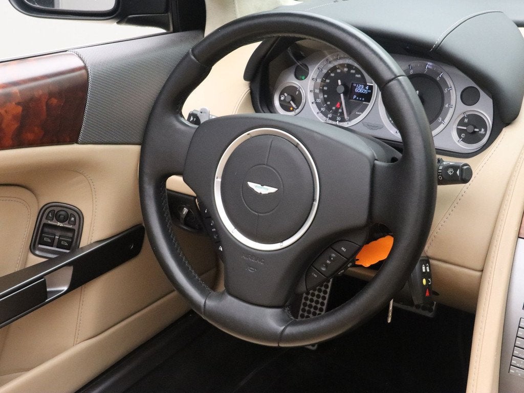 Aston Martin DB9 Volante 5.9 V12 Touchtronic (bj 2007), Auto's, Aston Martin, Automaat, Achterwielaandrijving, Zwart, Leder
