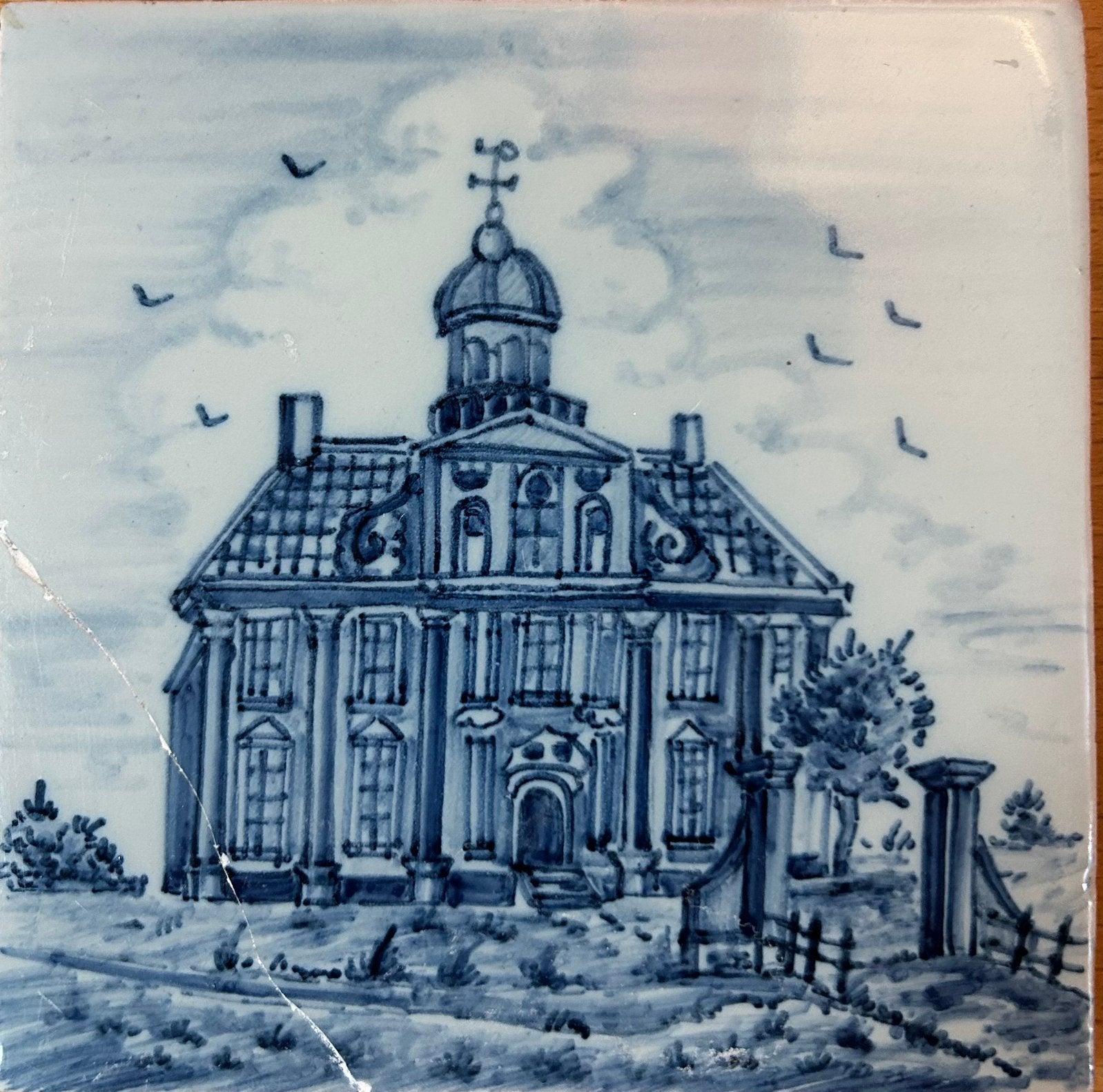 Tegeltje van Crackstate te Heerenveen, Antiek en Kunst, Ophalen of Verzenden