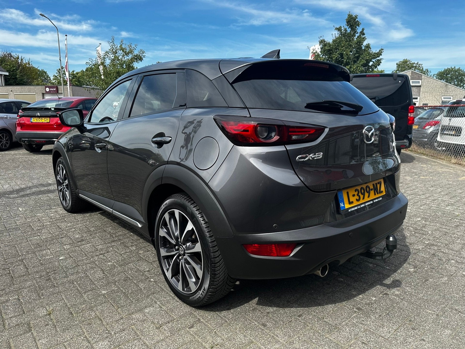 Mazda CX-3 2.0 SkyActiv-G 120 GT-M | Trekhaak | Camera | HUD, Auto's, 1998 cc, 4 cilinders, Met garantie (alle), Leder en Stof