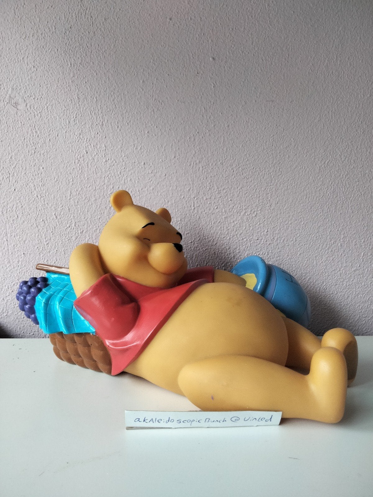 Winnie de Pooh spaarpot, Ophalen of Verzenden, Zo goed als nieuw, Kunststof, Strip- of Tekenfilmfiguur
