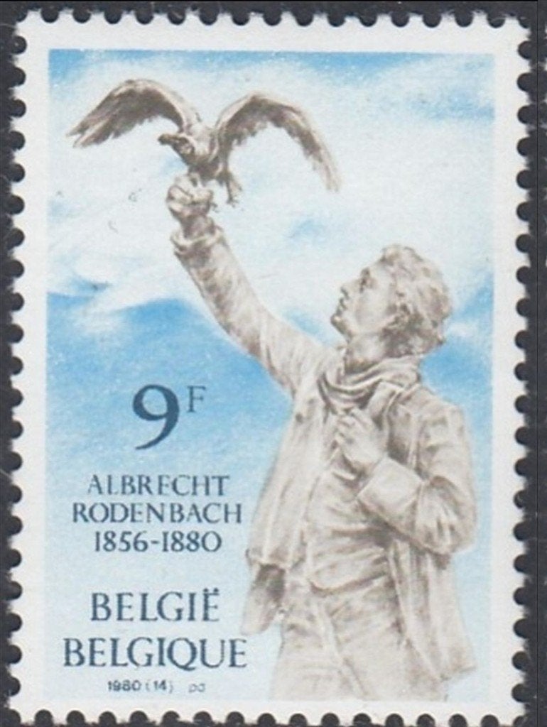 België 1980 - OBP 1993 - Albrecht Rodenbach, Ophalen of Verzenden, Postfris, Postfris, Kunst