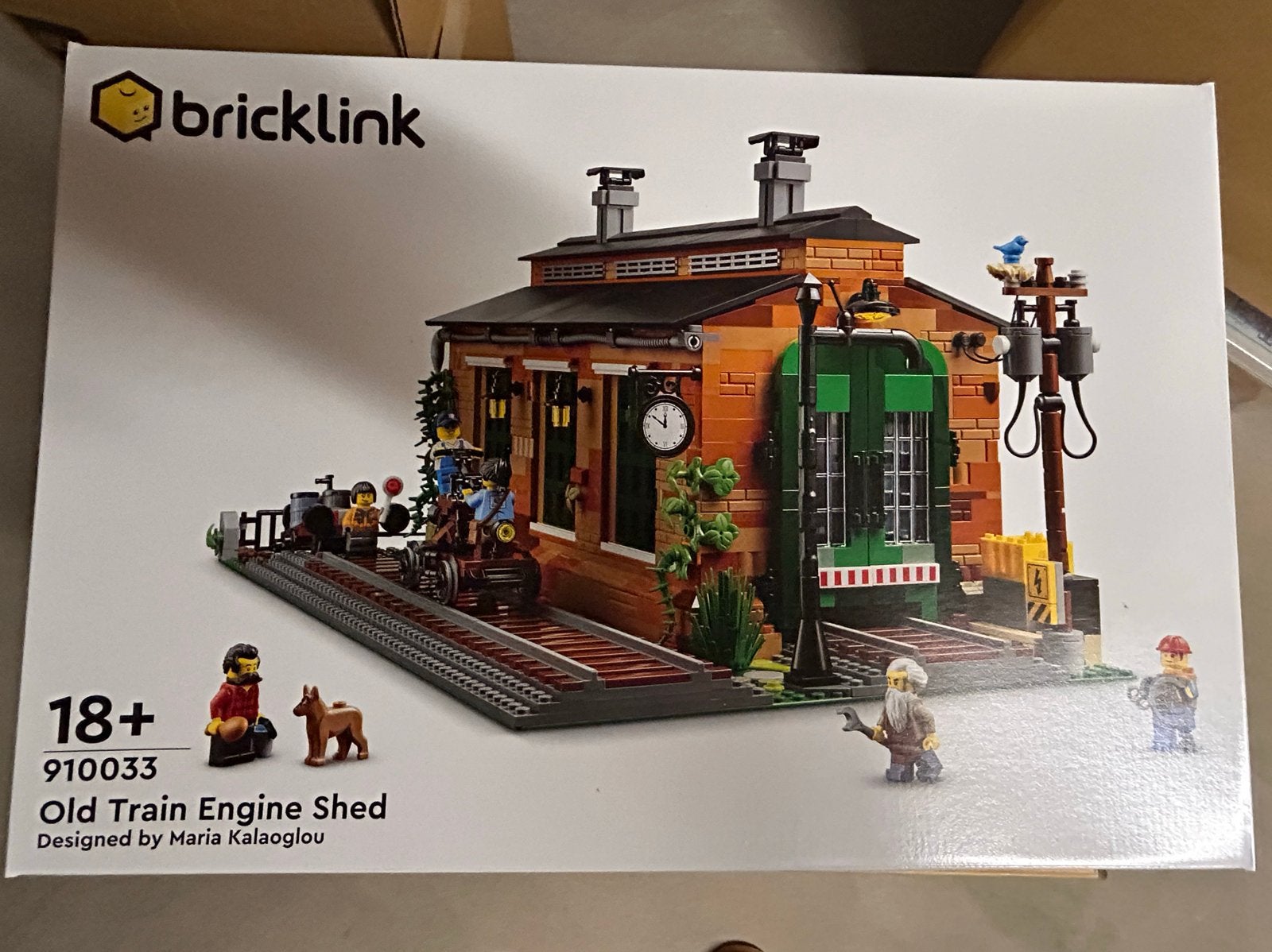 BrickLink 910033 Old Train Engine Shed - Nieuw, Ophalen, Lego, Nieuw, Complete set