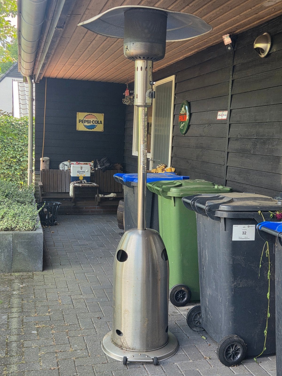 Terrasverwarmer op gas - Gebruikt, Tuin en Terras, Terrasverwarmers, Gebruikt, Gas, Vloer, Ophalen