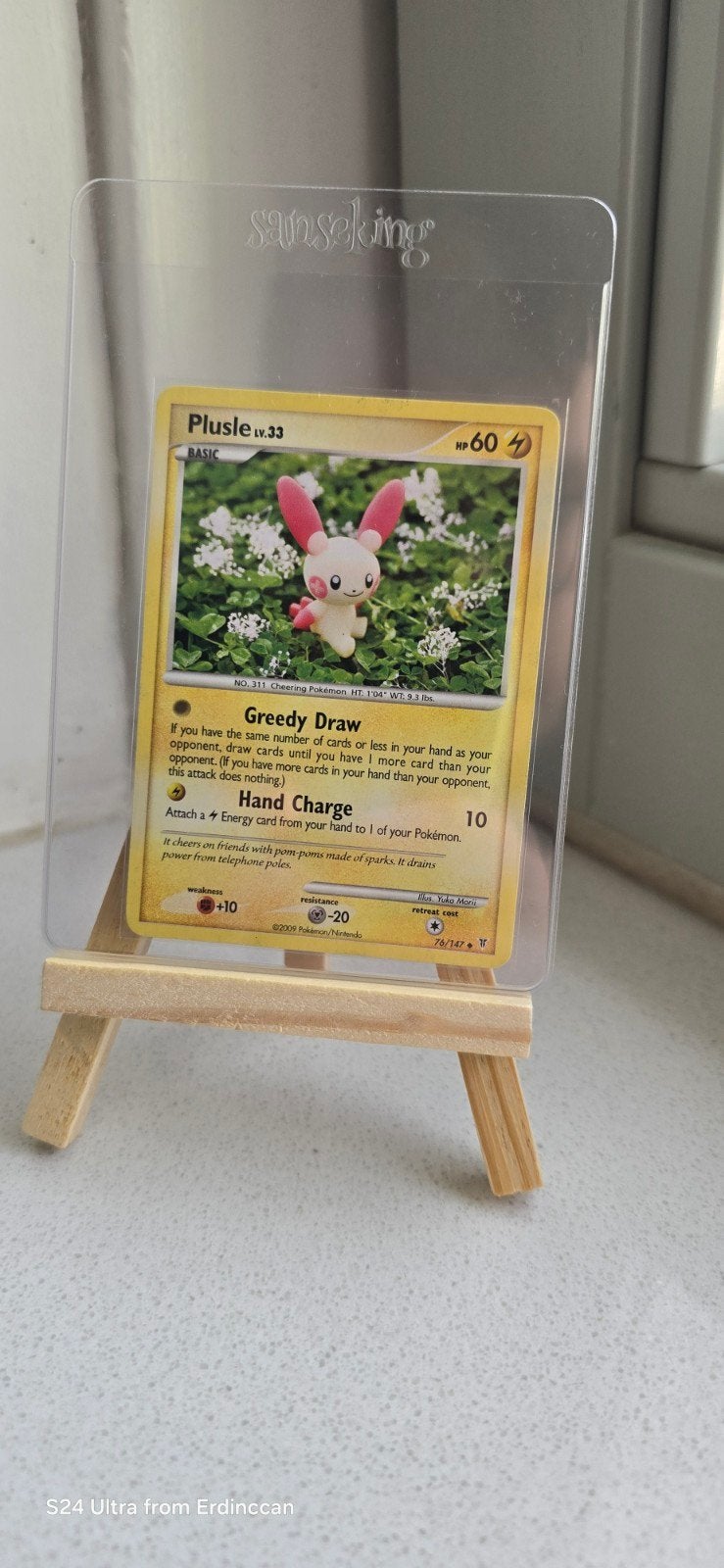 Plusle #76 Pokemon Supreme Victors 2009, Ophalen, Zo goed als nieuw, Losse kaart, Foil