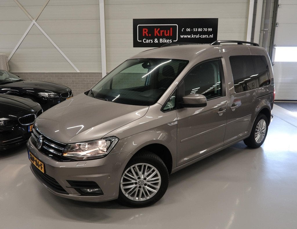 Volkswagen Caddy 1.4 TSI Comfortline 5 zitplaatsen, 2x schui, Auto's, Volkswagen, Voorwielaandrijving, Gebruikt, 17 km/l, 5 stoelen