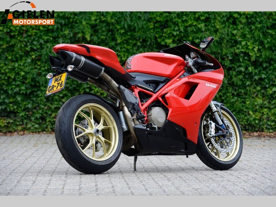 DUCATI 848  R uitgevoerd, DUCATI, 2 cilinders, 849 cc, Motorrijbewijs A
