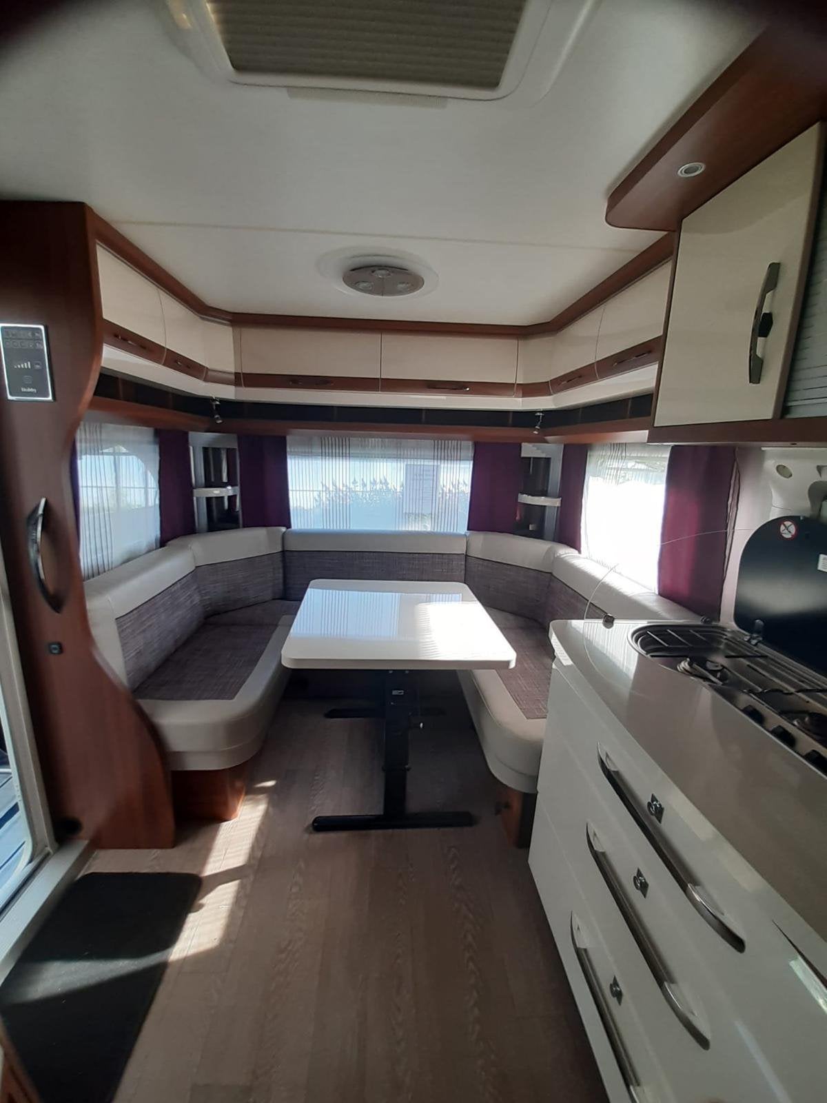 Hobby Excellent 495 ufe mover luifel unico voortent etc etc, Rondzit, Hobby, Particulier, Vast bed