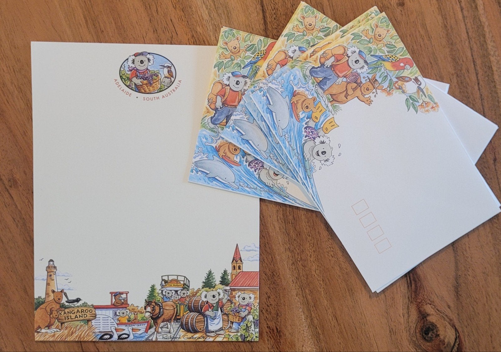 Briefpapier Australië  kangaroe en koala, Hobby en Vrije tijd, Ophalen of Verzenden, Nieuw