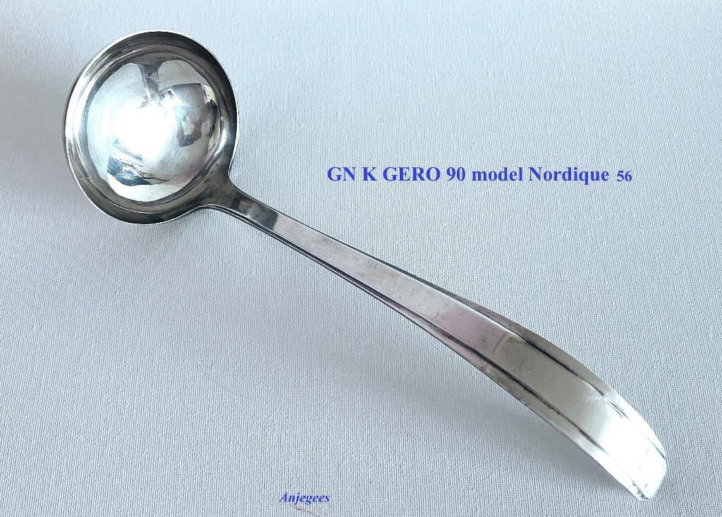 Teab GERO 90 Nordique 56 Soeplepel Verzilverd GN G Nilsson, Antiek en Kunst, Antiek | Bestek, Ophalen