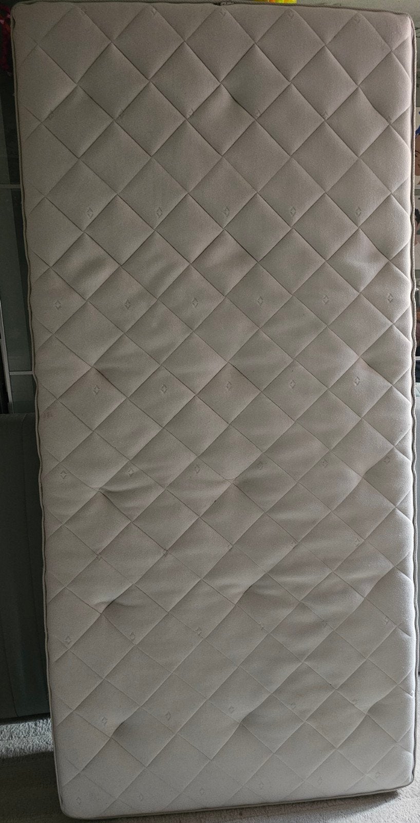Ouro 700 luxe eenpersoons matras 90  190 cm pocketvering, Ophalen, Gebruikt, Eenpersoons, 90 cm