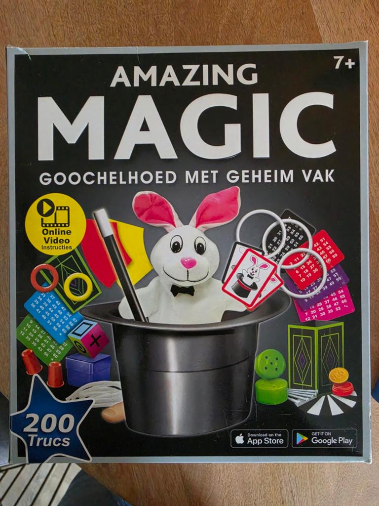 Amazing Magic Goochelhoed met Geheim Vak - 200 Trucs, Ophalen of Verzenden, Nieuw, Ontdekken