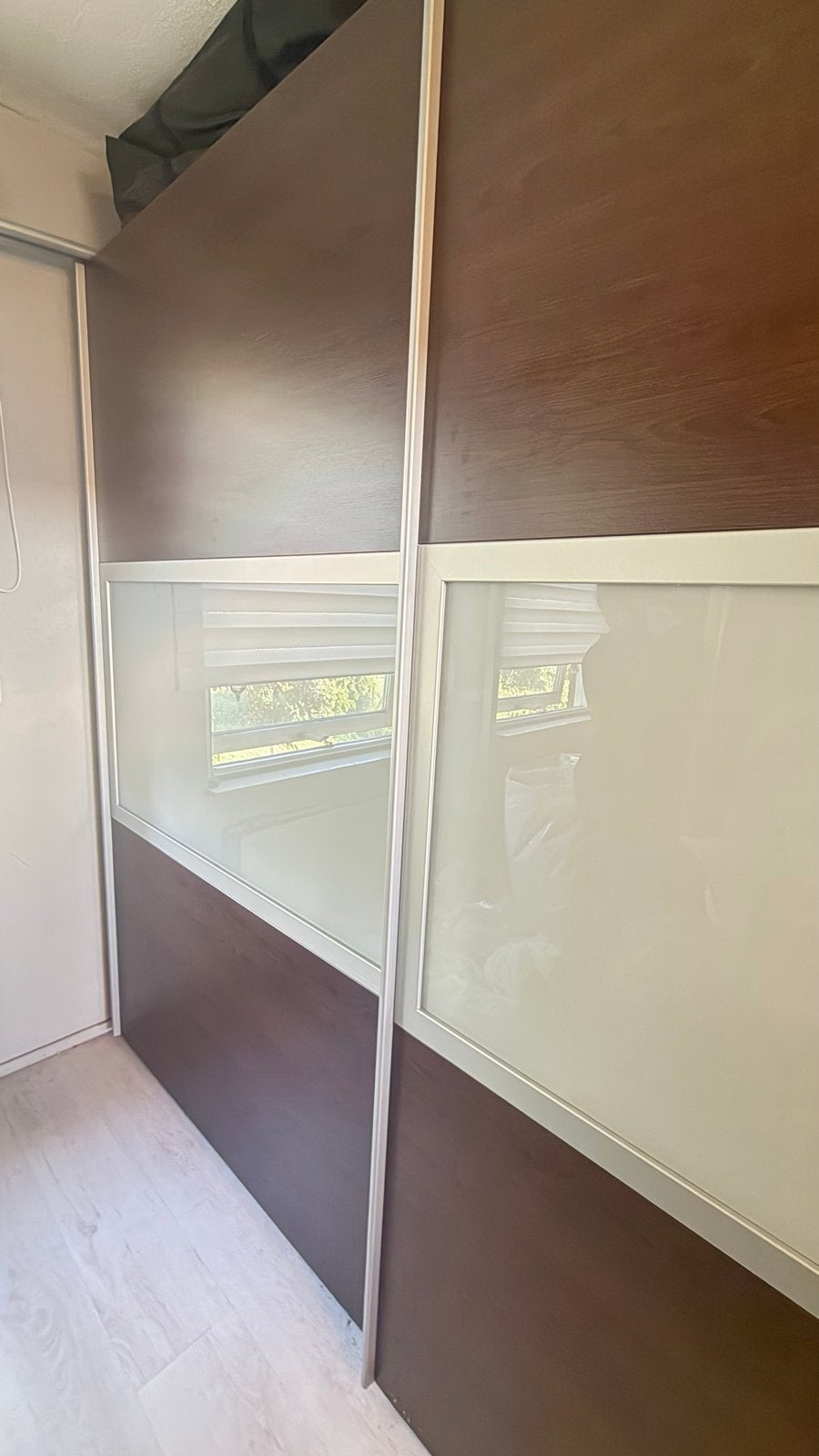 Ruime kledingkast met schuifdeuren (219x270x62 cm), Huis en Inrichting, Kasten | Kledingkasten, Ophalen, Gebruikt, 200 cm of meer