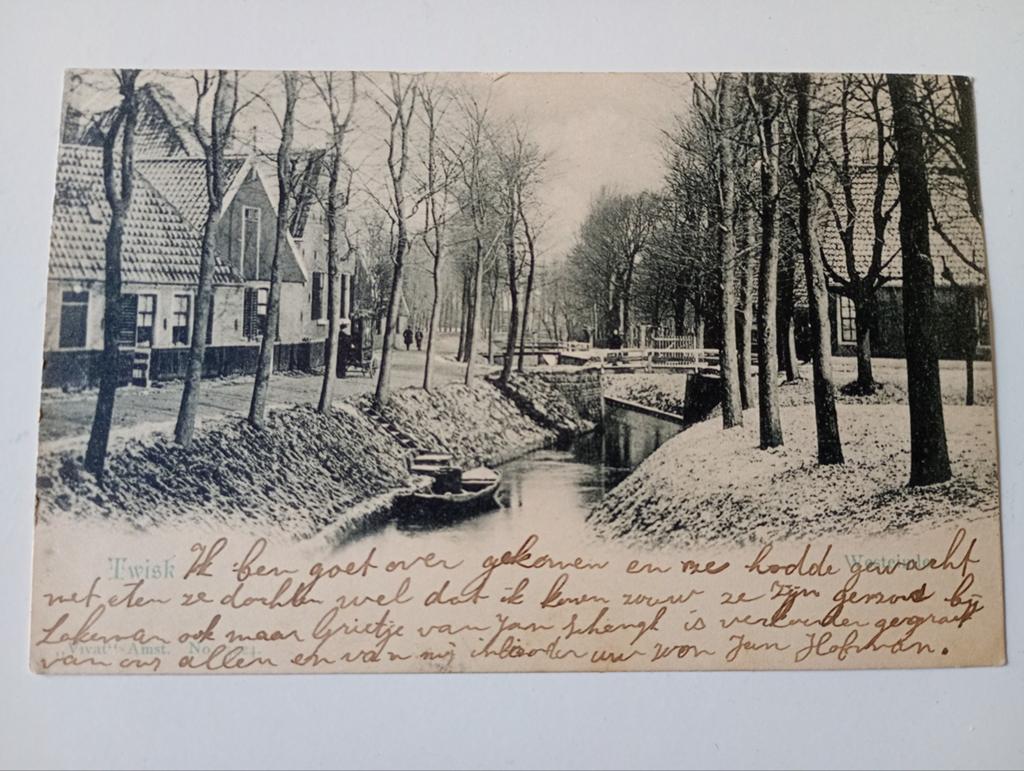 Twisk Westeinde 1902, Ophalen of Verzenden, Voor 1920, Gelopen, Noord-Holland