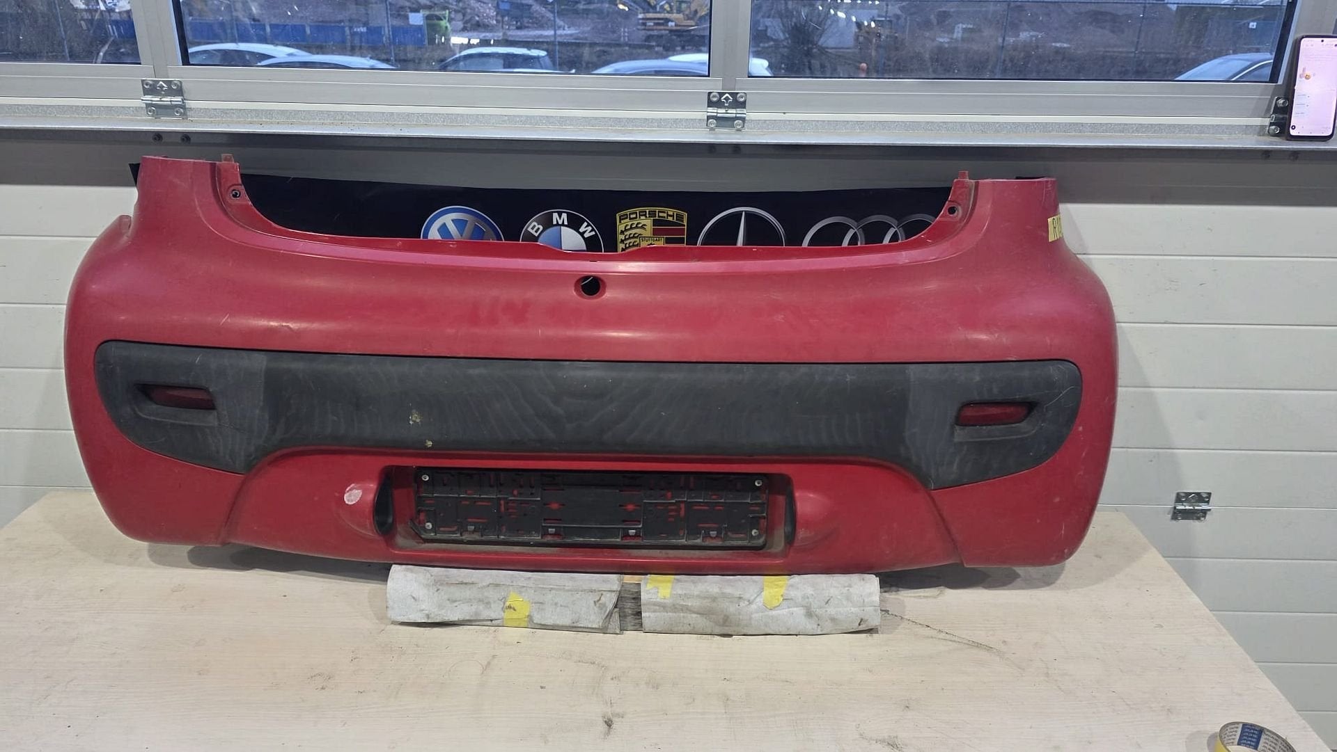 Peugeot 107 Achterbumper, Gebruikt, -, -, Ophalen of Verzenden