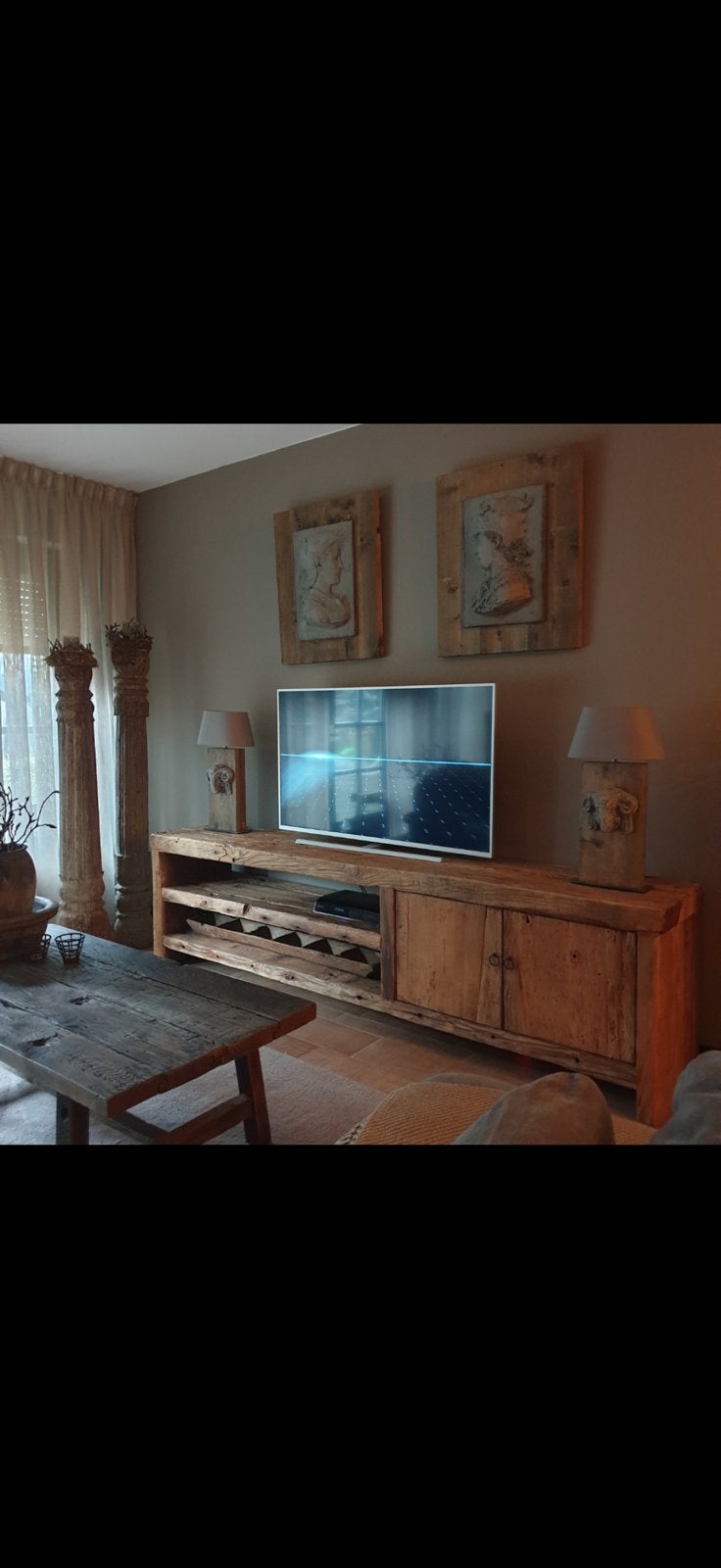 tv dressoir sober hoffz style, Huis en Inrichting, Ophalen, Sober hoffz style, Zo goed als nieuw, 200 cm of meer