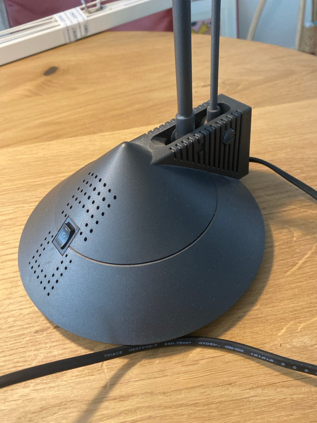 Bureaulamp halogeen met twee standen sterkte verlichting, Ophalen, Dimbaar, Bureaulamp, Gebruikt