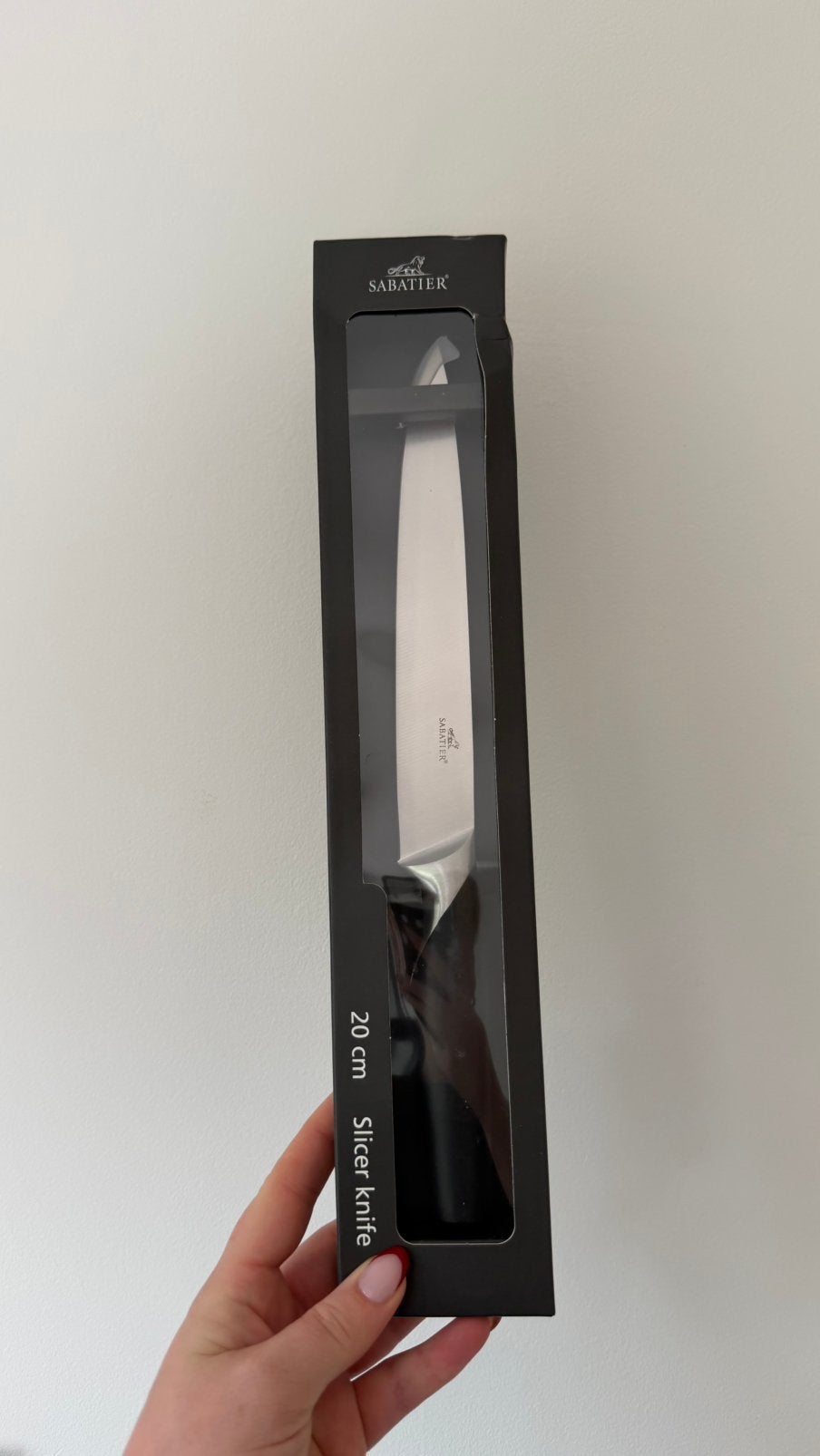 Sabatier 20 cm slicer knife nieuw, Ophalen of Verzenden, Nieuw, Los bestek, Snijmes