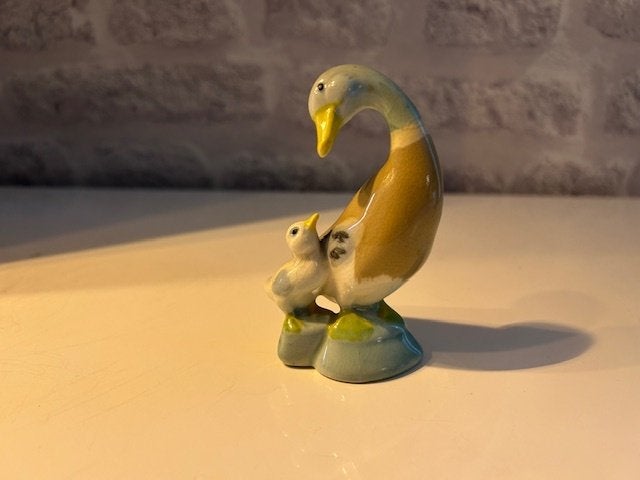Wade Engeland Porselein Duck Family Drake + Daddy 1930-1950, Verzamelen, Ophalen of Verzenden, Zo goed als nieuw, Dier