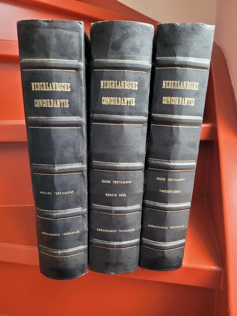 Nederlandse Concordantie Oude en Nieuwe Testament 3 delen, Boeken, Ophalen of Verzenden