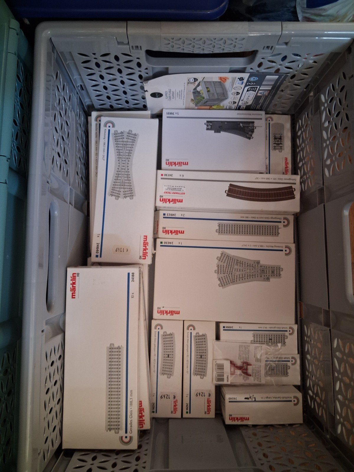 TE KOOP MARKLIN C RAILS OVP ALLES IN 1X, Hobby en Vrije tijd, Modeltreinen | H0, Wisselstroom, Rails, Ophalen of Verzenden, Zo goed als nieuw