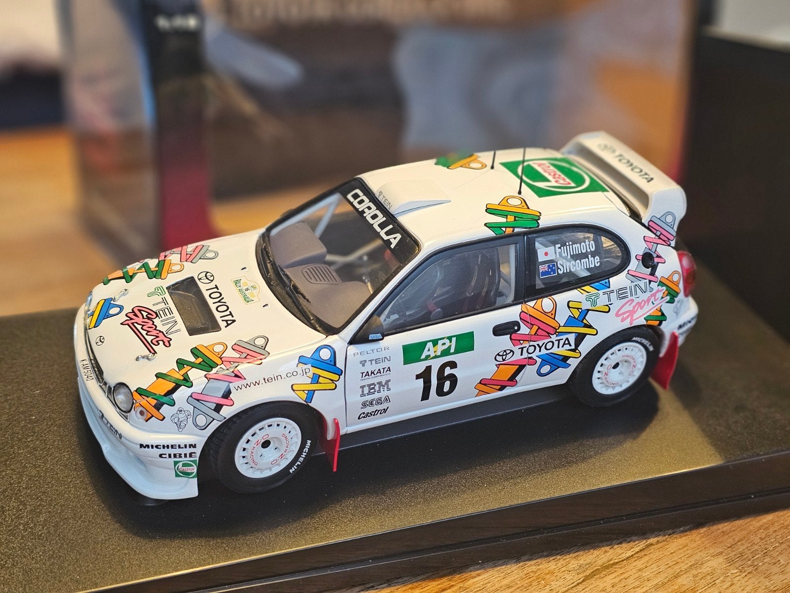 AutoArt Toyota Corolla WRC Rally Auto TEIN 1:18, Ophalen of Verzenden, Nieuw, Auto, Autoart