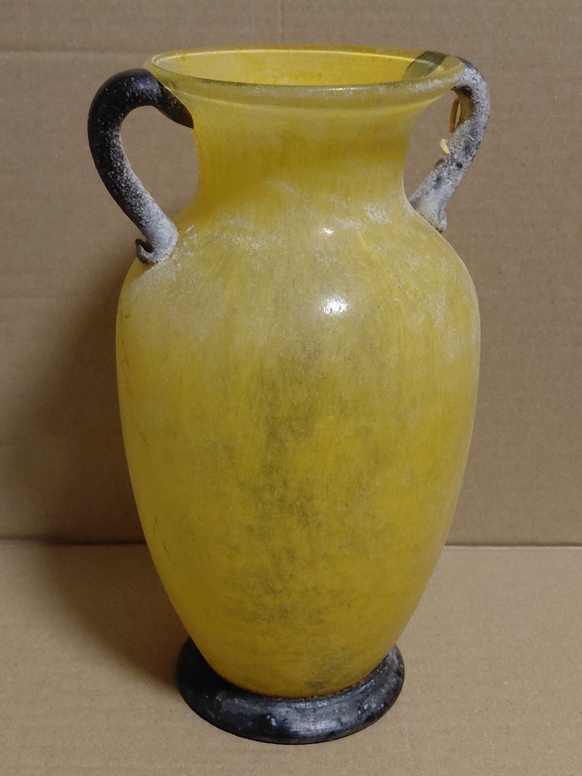 Vintage Murano scavo amfoor vaas, Ophalen