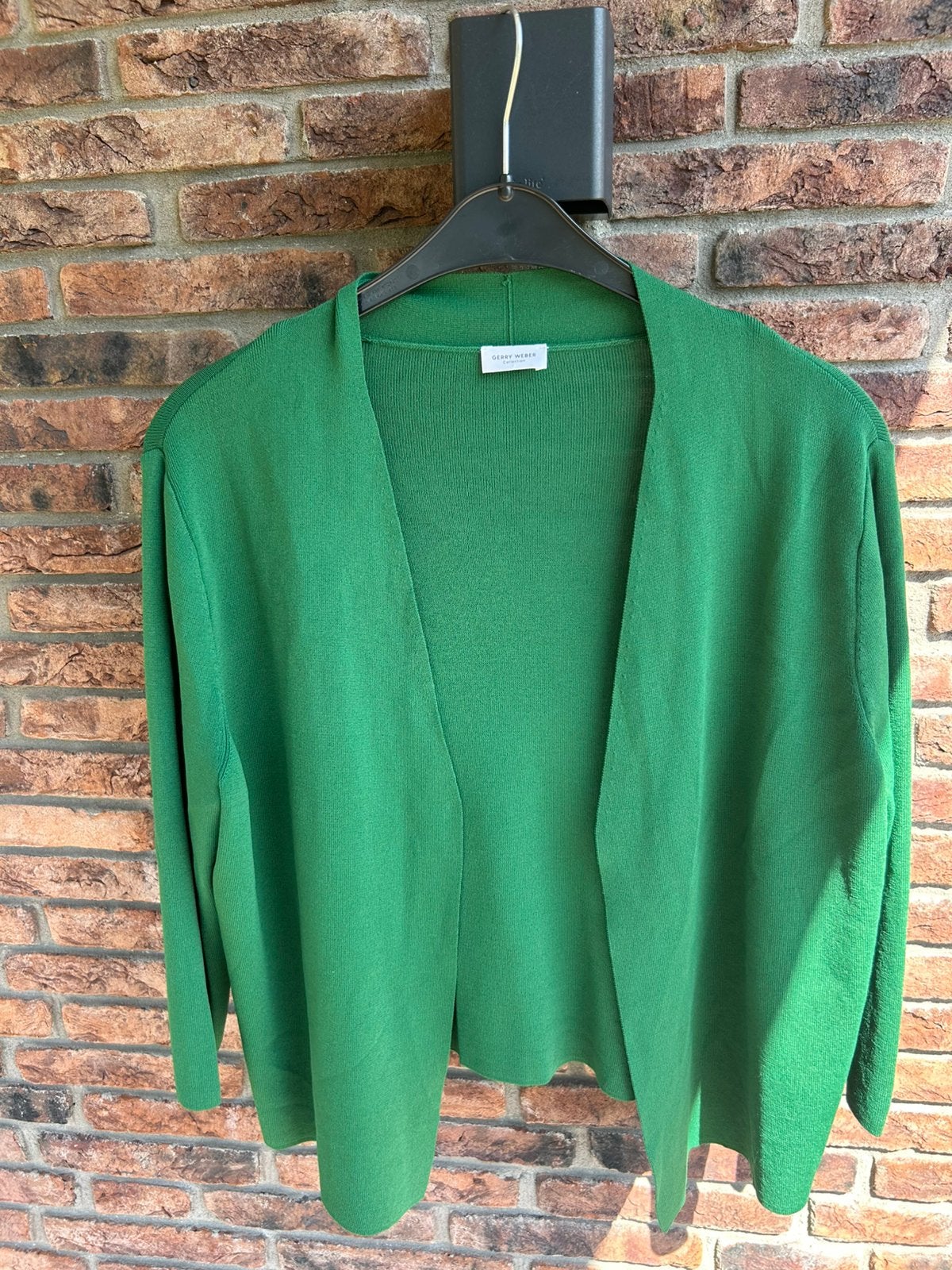Kort groen vestje van Gerry Weber maat 46, Ophalen of Verzenden, Zo goed als nieuw, Maat 46/48 (XL) of groter, Groen
